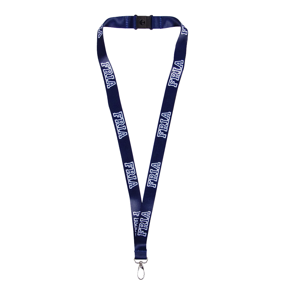 Nyckelband, text FRIA